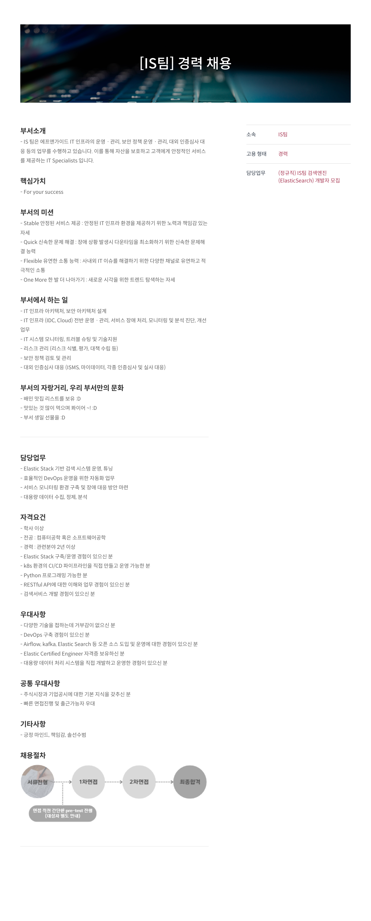 에프앤가이드 (공고 제목 없음) 채용공고
