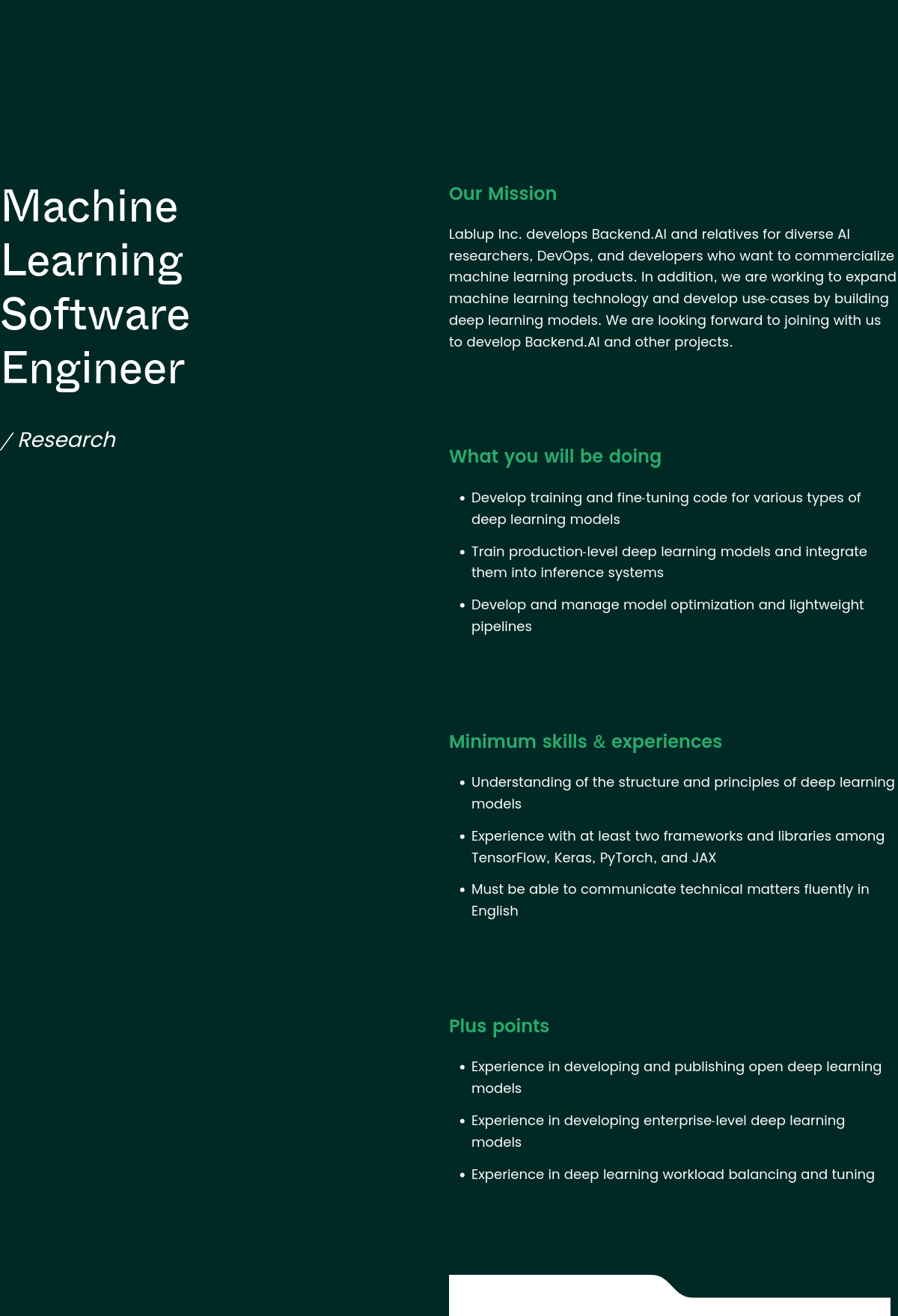 래블업 Engineer / Research 채용 채용공고