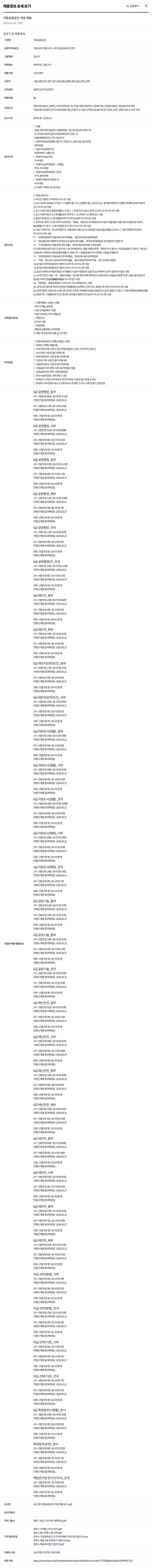 국립공원공단 국립공원공단 직원 채용 채용공고